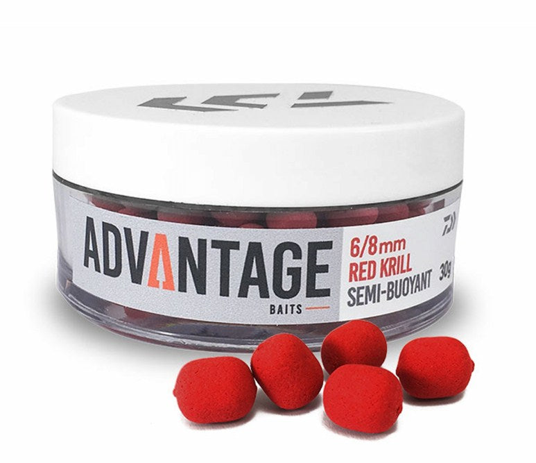 Balanced dumbells (Wafters) Daiwa ADVANCE SEMI BUOYANT HOOKBAITS