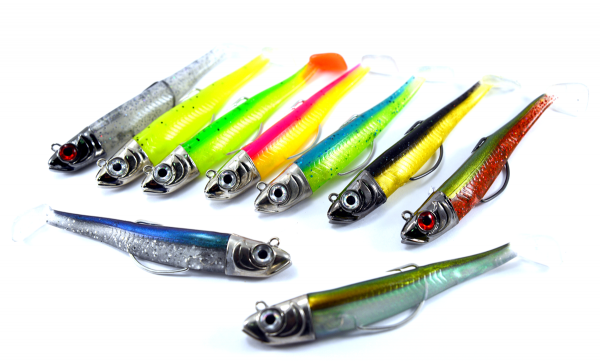 Силиконови примамки GT-Bio Roller Shad - Combo - Бисмут - цветни риболовни примамки за успех на водоемите.