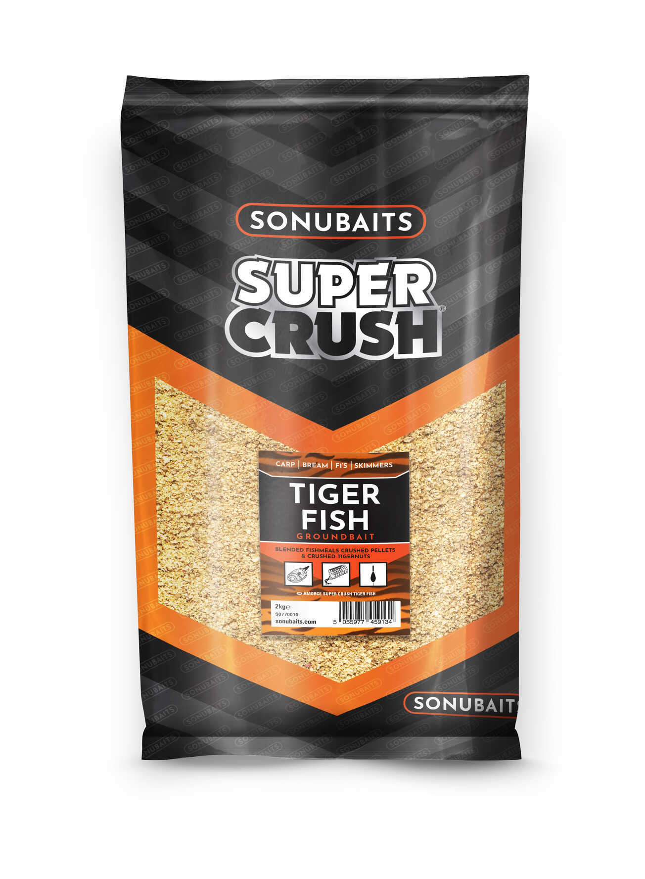 Groundbait SONUBAITS Super Crush Tiger Fish - 2kg