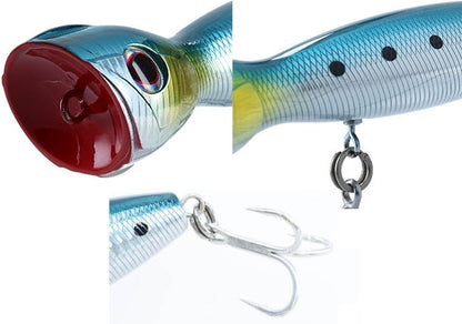 Popper DAIWA SALTIGA POP STAR 160F GALAXY ORANGE - 16cm/74gr