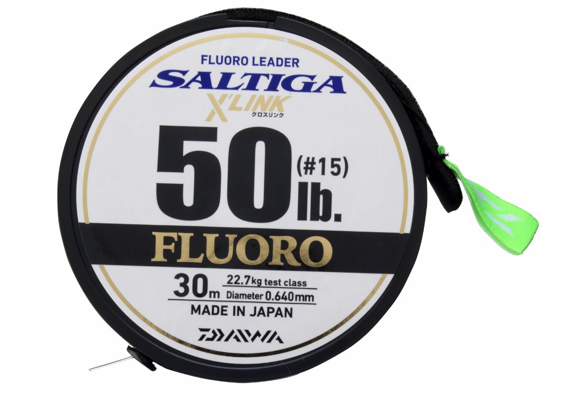 Fluorocarbon leader - DAIWA SALTIGA XLINK Fluorocarbon Leader 30 m