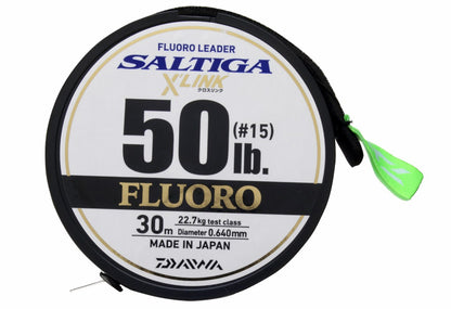 Fluorocarbon leader - DAIWA SALTIGA XLINK Fluorocarbon Leader 30 m