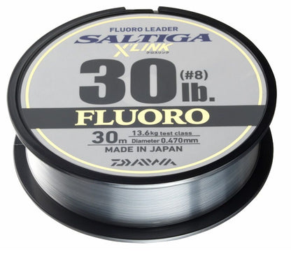Fluorocarbon leader - DAIWA SALTIGA XLINK Fluorocarbon Leader 30 m