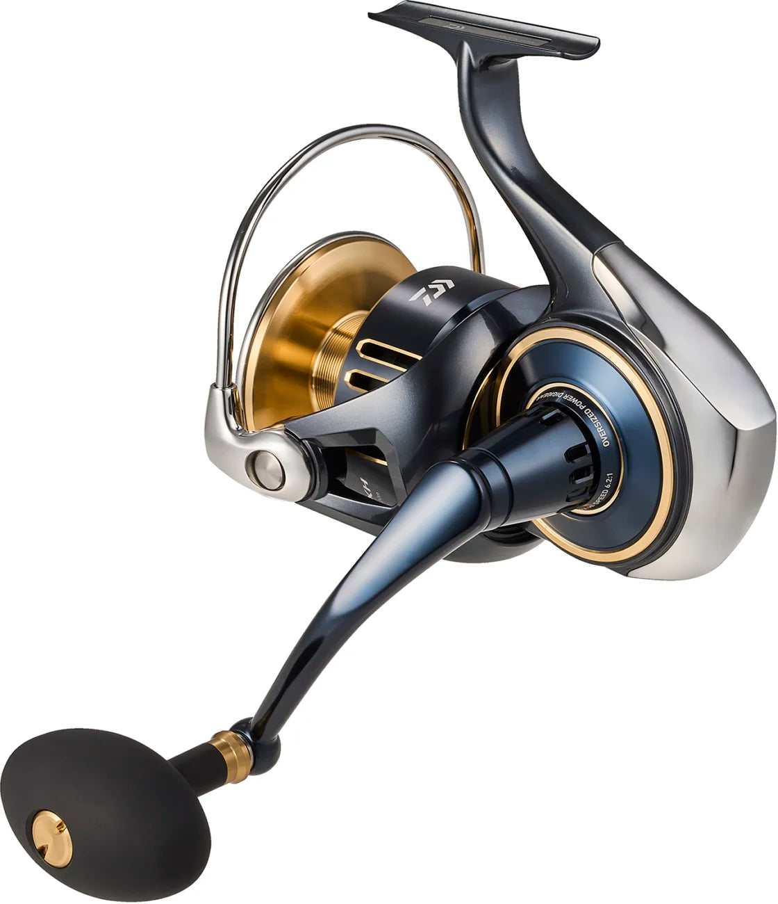Макара за морски риболов DAIWA 25 SALTIGA G с модерен дизайн и висока производителност.