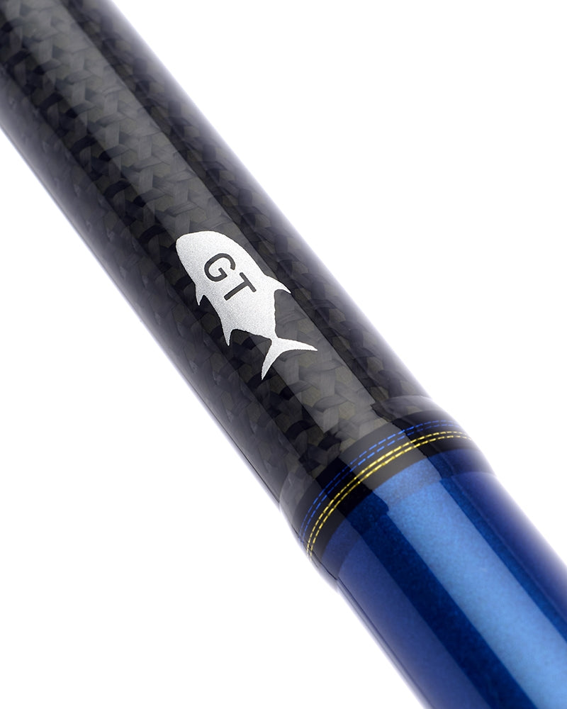Въдица за морски риболов DAIWA SALTIGA GT 86 - 2.60m/100-180gr с карбонова дръжка и лого GT