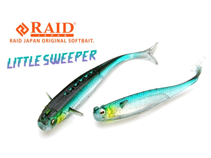 Soft lures RAID LITTLE SWEEPER Fish Skin - 6.3cm/8 pcs per pack