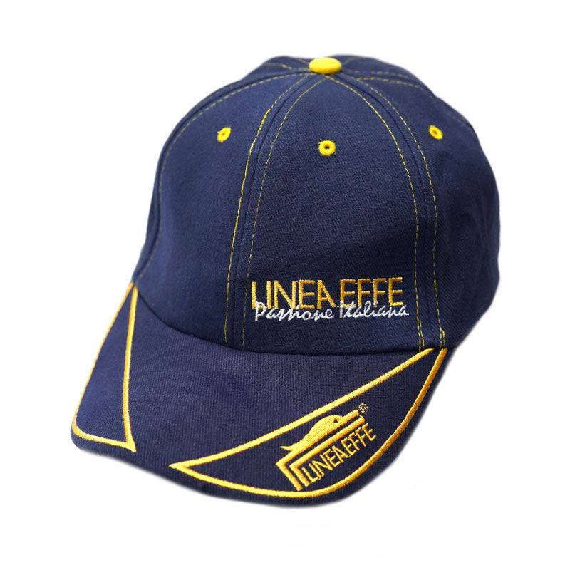 Шапка с козирка LINEAEFFE Sportcap - Синя, удобна шапка за риболов с лого и стилен дизайн.