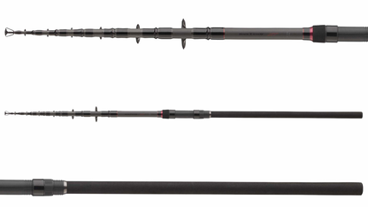 Carp fishing telescopic rod with guides DAIWA BLACK WIDOW '22 XT TELE CARP