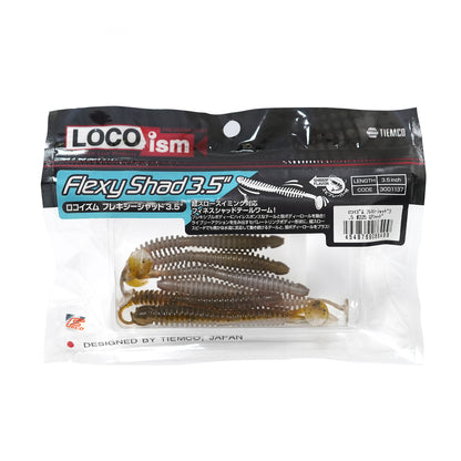 Σιλικόνες TIEMCO LOCOISM FLEXY SHAD - 8.9cm / 7 τεμ. στη συσκευασία