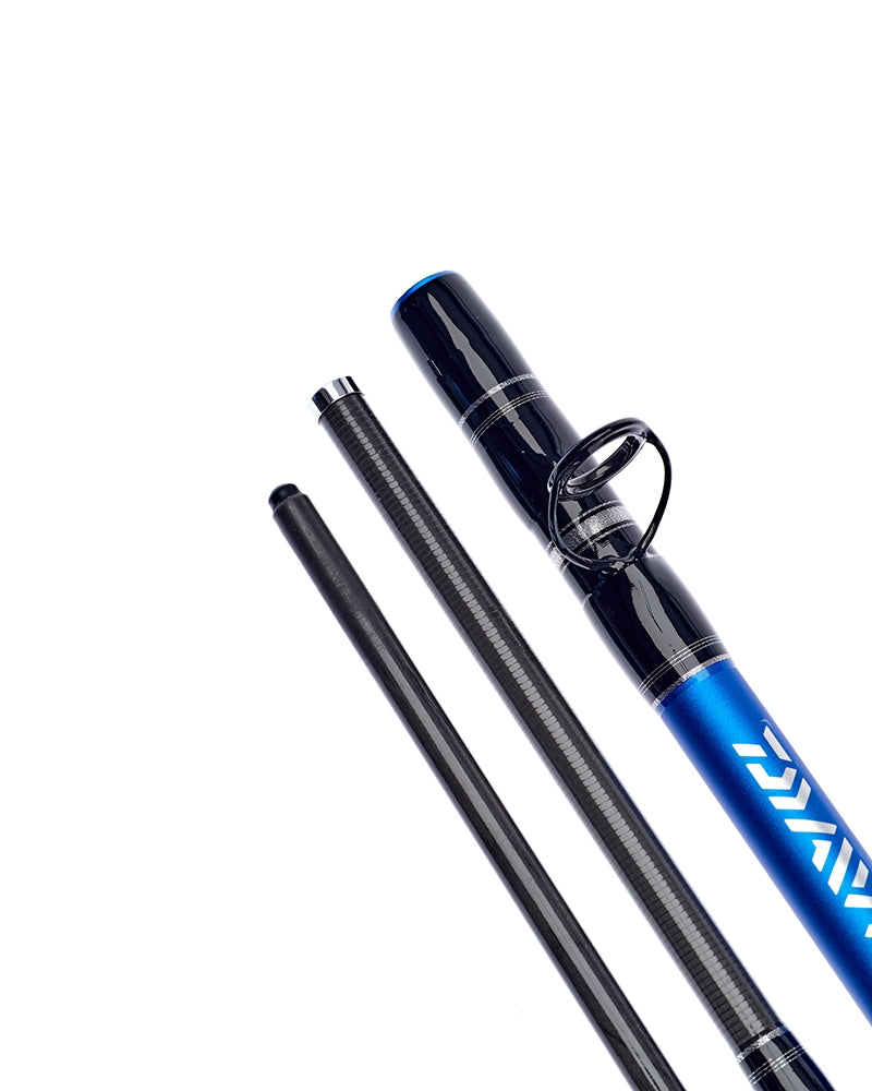Въдица за риболов от лодка DAIWA SUPER KENZAKI BOAT TRAVEL, компактна и издръжлива за тролинг.