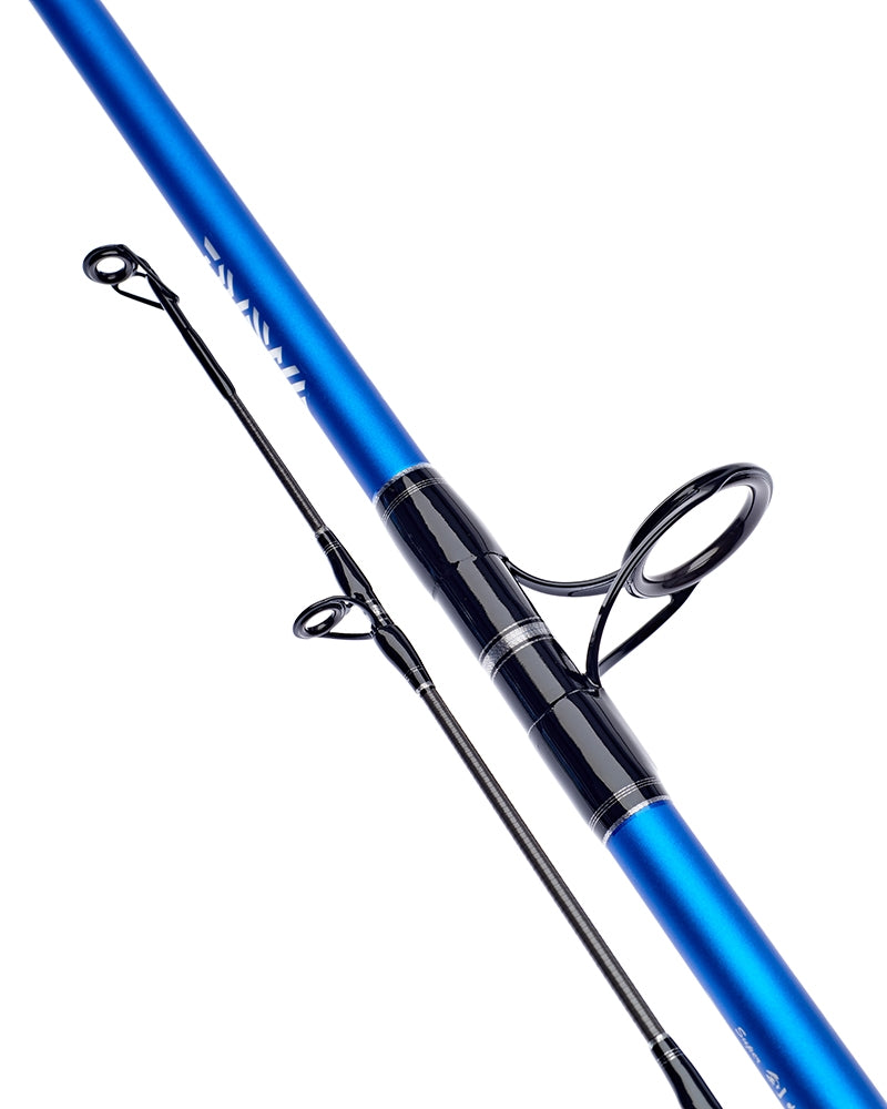 Въдица за риболов от лодка DAIWA SUPER KENZAKI BOAT FIXED SPOOL с карбонови бланки и Fuji водачи.