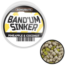Потъващи пелети SONUBAITS Band'Um Sinkers Pineapple & Coconut - 6/8/10mm