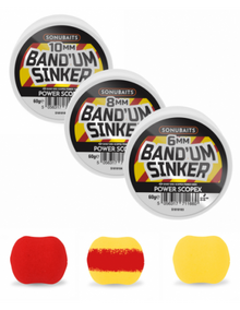 Потъващи пелети SONUBAITS Band'Um Sinkers Power Scopex - 6/8/10mm