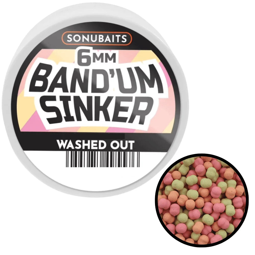 Βυθιζόμενα πέλλετ SONUBAITS Band'Um Sinkers Washed Out - 10mm