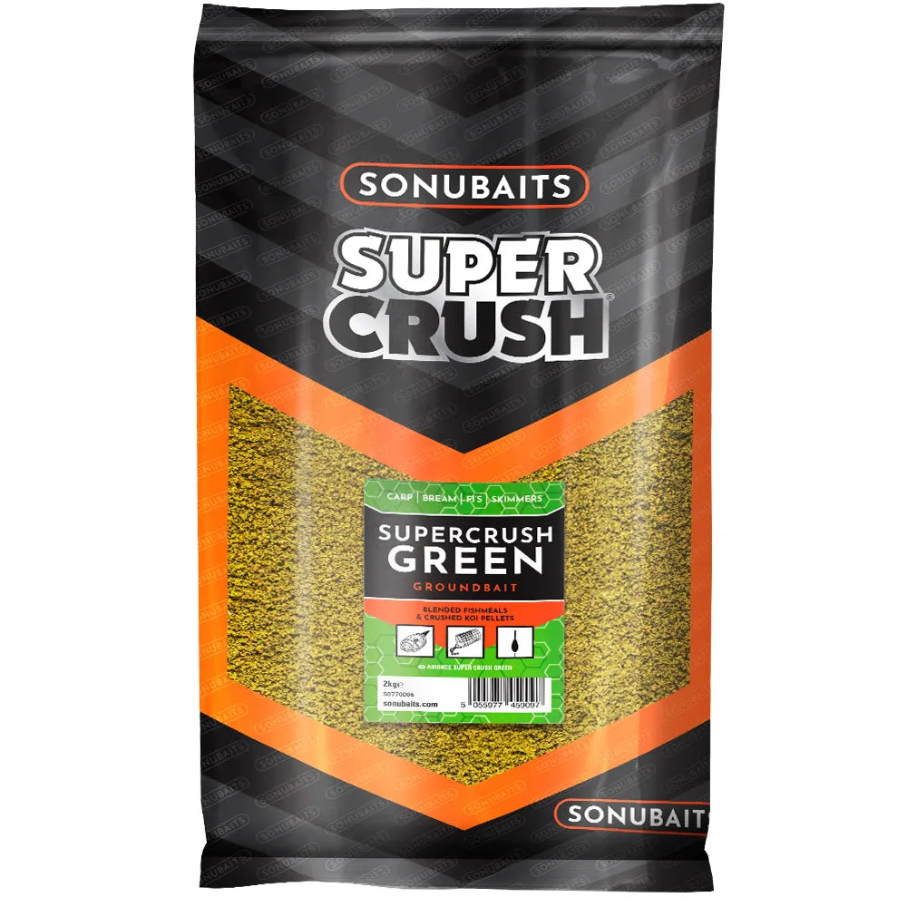 Nadă SONUBAITS Super Crush Green - 2kg