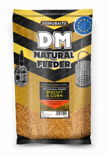Захранка SONUBAITS DM Natural Feeder Groundbait - Biscuit & Corn 1kg