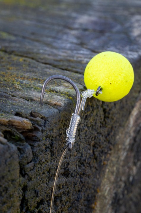 Tied hooks with barb for hair rig KORUM SPIKED METHOD HAIR RIGS BARBED