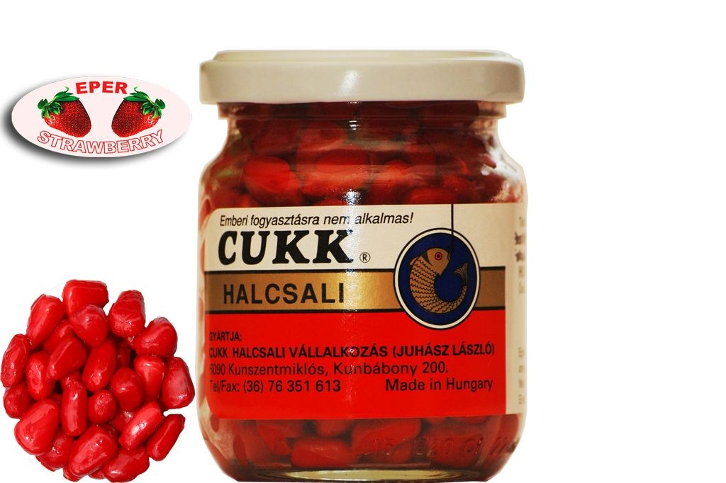 Сладка царевица Cukk - различни аромати, ягодова арома в стъклен буркан с непокътнати зърна.