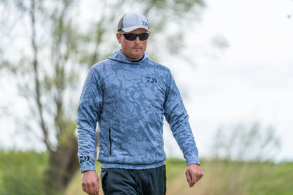 26 DAIWA D-VEC SUN HOODIE BLUE5