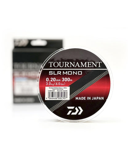 Монофилно влакно Daiwa TOURNAMENT SLR MONOFIL - 300m, 0.20mm дебелина, произведено в Япония, идеално за риболов.