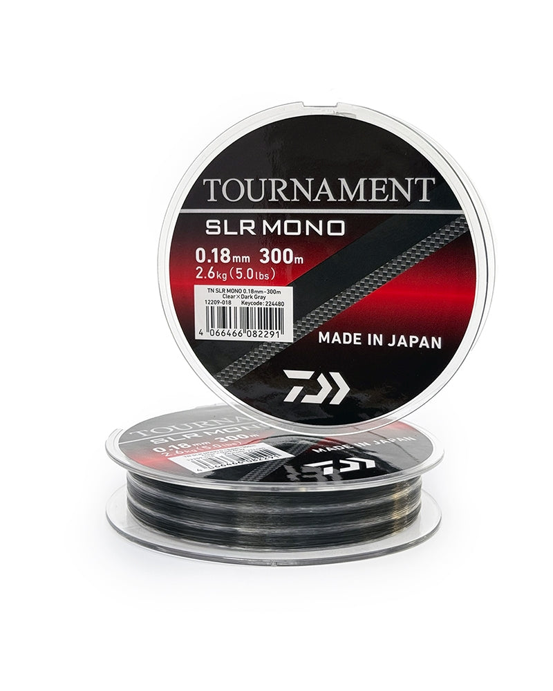 Монофилно влакно Daiwa TOURNAMENT SLR MONOFIL - 300m, японско качество и UWR технология.