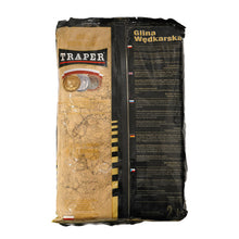Глина Traper Gold Series 2 kg - кафява, фино смляна глина за риболовна захранка, опаковка 2 кг.