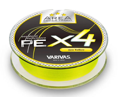 Braided line VARIVAS AREA Super Trout PE x4 [Yellow] - 75m