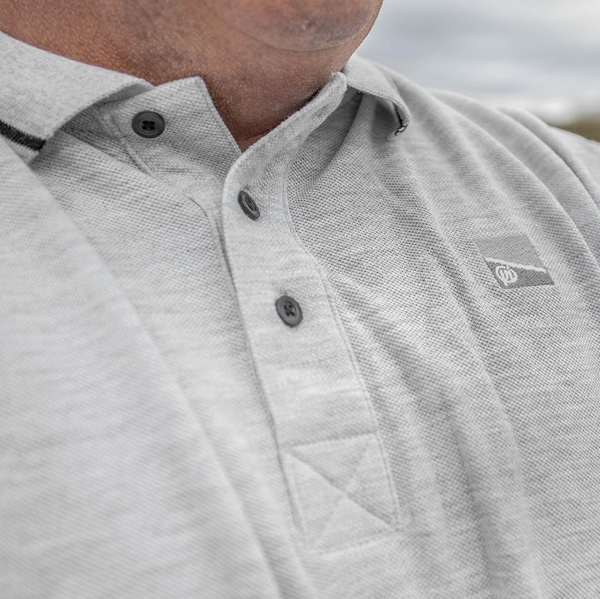 T-shirt PRESTON Grey Polo Shirt - XXL