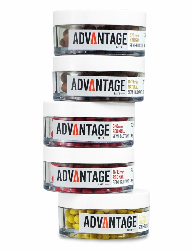 Balanced dumbells (Wafters) Daiwa ADVANCE SEMI BUOYANT HOOKBAITS