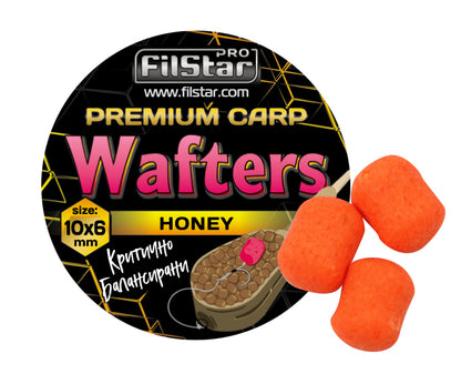 Dumbell-uri echilibrate FilStar Wafters Premium Carp - 10x6mm / 30g - arome diverse