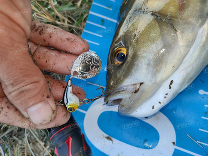Спинер Westin DropBite Tungsten Spin Tail Jig, улов на риба с рибарски такъми, висококачествени примамки за риболов.