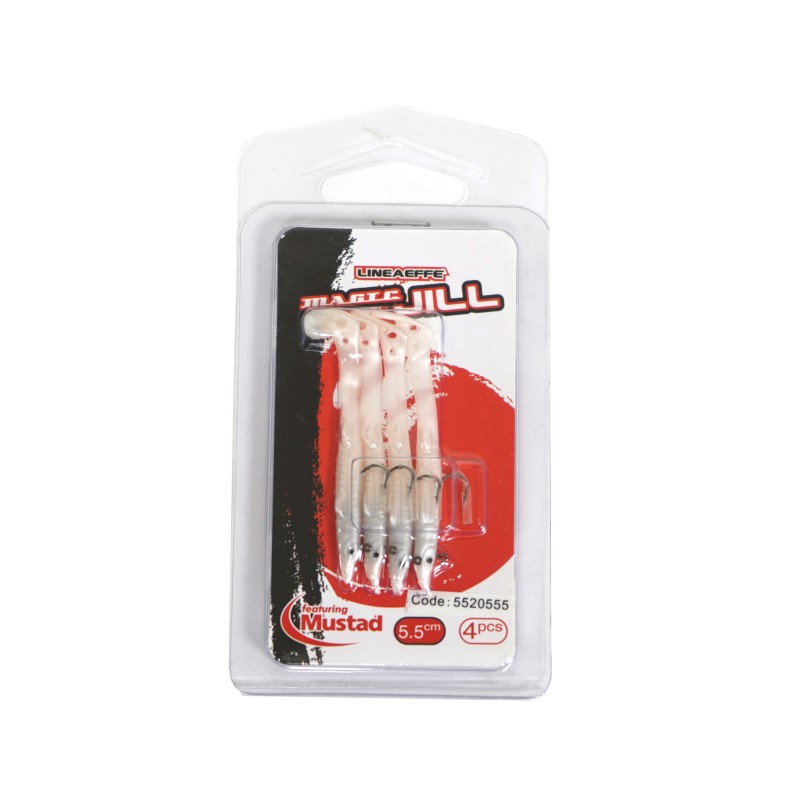 Силиконова примамка Lineaeffe MAGIC JILL - 5.5cm / 4 бр в опаковка