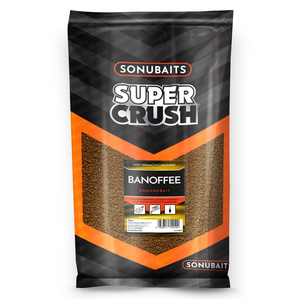 Захранка SONUBAITS Super Crush Banoffee Groundbait - 2kg