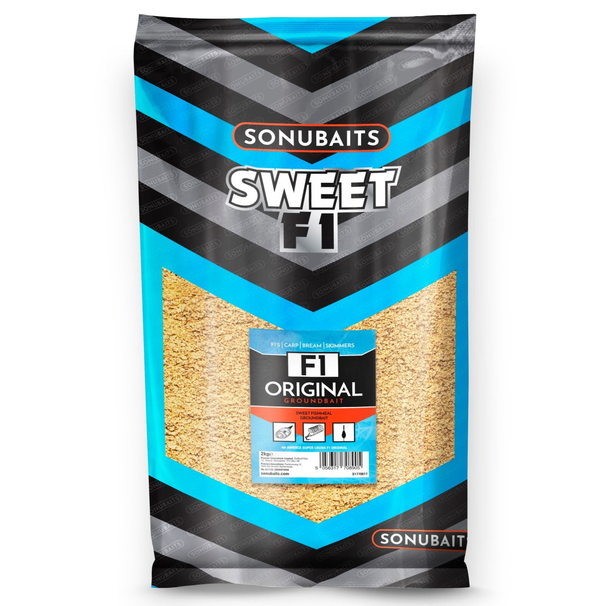 Захранка SONUBAITS F1 Original Sweet Groundbait - 2kg