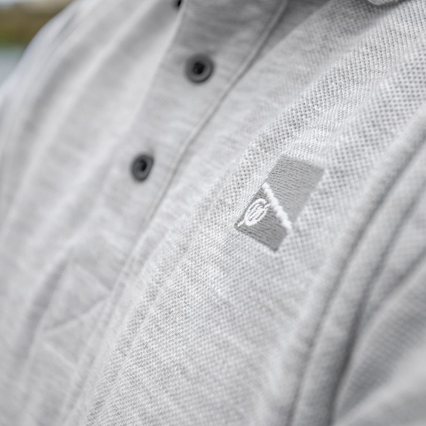 T-shirt PRESTON Grey Polo Shirt - XXL
