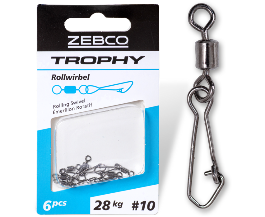 Вирбел с карабинка ZEBCO Trophy Rolling Swivel