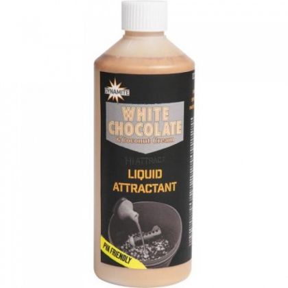 Атрактор - Dynamite Baits - White Chocolate & Coconut - Liquid Attractant 500ml