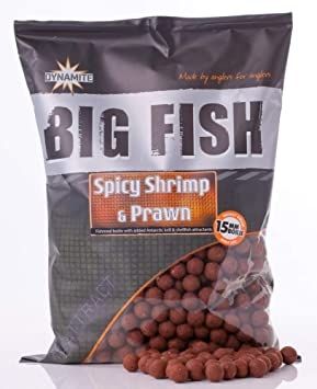 Протеинови топчета - DYNAMITE BAITS - Spicy Shrimp & Prawn Boilies - 1,8kg
