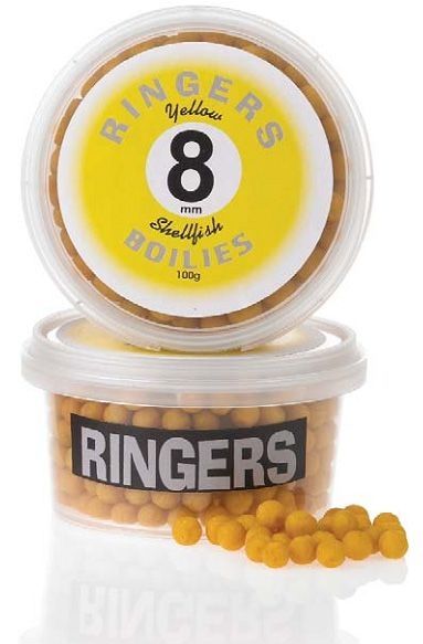 Протеинови топчета RINGERS YELLOW SHELLFISH BOILIES 8mm