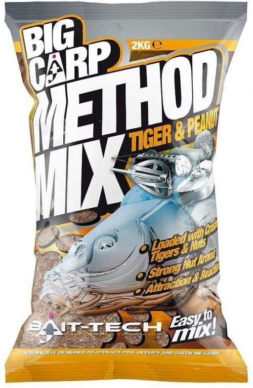 Захранка - BAIT-TECH - Big Carp Method Mix: TIGER & PEANUT - 2kg