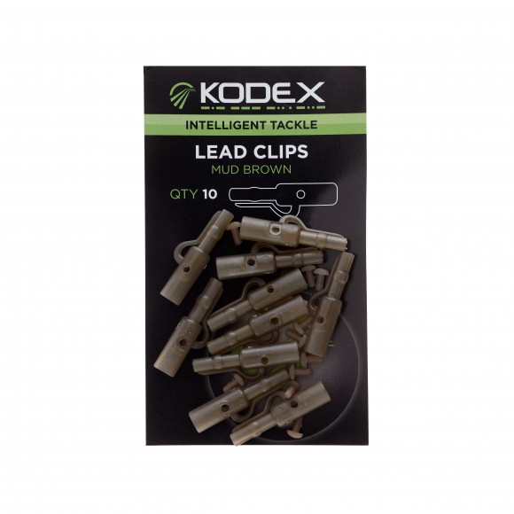 Клипсове за олово KODEX Lead Clips - 10 бр в опаковка