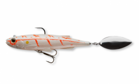 Soft plastic lure with spinner blade Daiwa SPINTAIL SHAD