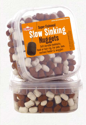 Dynamite Bites - SUPER FISHMEAL SLOW SINKING WHITE/BROWN Nuggets