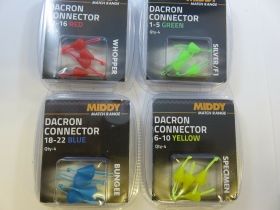 Дакронови конектори за щека MIDDY DACRON CONNECTORS - 4 броя в пакет