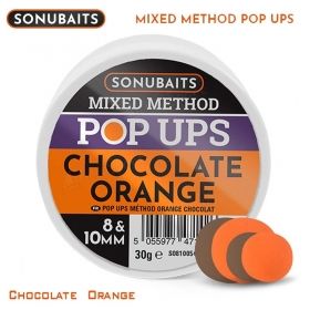 Плуващи топчета SONUBAITS POP-UP CHOCOLATE ORANGE 8&10mm Шоколад и Портокал bait