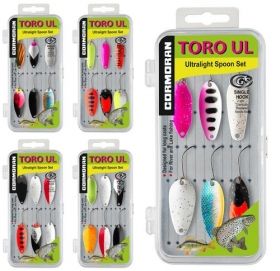 Комплект от 6 клатушки CORMORAN Toro UL за ултралайт риболов