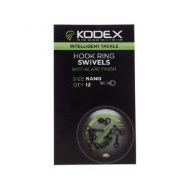 KODEX HOOK RING SWIVELS NANO 12 pcs