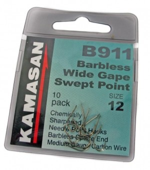 Kamasan B911B Barbless hooks