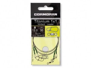 Титаниеви поводи - CORMORAN TITANIUM LEADER - 2 броя в опаковка