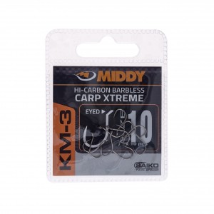 MIDDY KM-3 Carp Xtreme Eyed Hooks